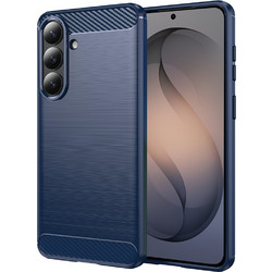 Techsuit Carbon Silicone Back Cover Blue (Samsung Galaxy S26)