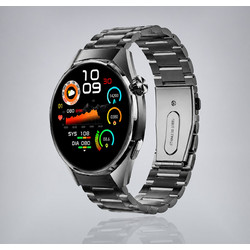 Smartwatch ET462 - Μαύρη κάσα / μαύρο μεταλλικό λουρί