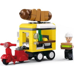 SLUBAN Τουβλάκια Town, Hot-Dog Car M38-B0565, 112τμχ