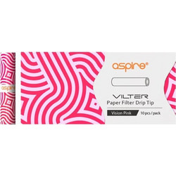 Aspire Vilter Paper Filters Vision Pink 10τμχ
