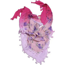 Biston fashion 'Σαν πασμινα, τριγωνο, με λουλουδια 29-501-001 PINK