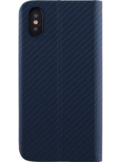 Idol 1991 Elite Anti-RFID Book Stand Θήκη iPhone XS Max Blue