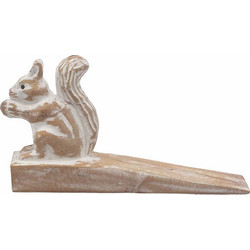 Hand carved Doorstop - Squirrel