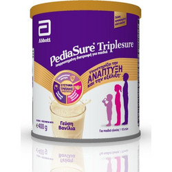 Abbott Pediasure Triplesure Πολυβιταμινούχο Συμπλήρωμα Διατροφής Για Παιδιά 1-10 ετών σε μορφή Σκόνης με Γεύση Βανίλια, 400gr