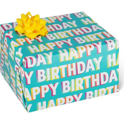 Χαρτί Περιτυλίγματος - Happy Birthday (200 x 70 cm)