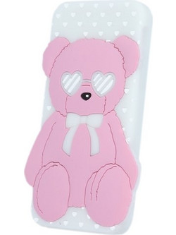 GREENGO SILICON 3D BACK COVER CASE LOVE BEAR FOR HUAWEI Y6 II WHITE 5900495521903