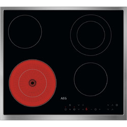 AEG ORN64A02XB Κεραμική Εστία Αυτόνομη με Λειτουργία Κλειδώματος 57.6x51.6cm