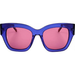 Missoni MMI0096/S S6F/U1 Γυναικεία Γυαλιά Ηλίου Τετράγωνα Κοκάλινα Μωβ με Καφέ Polarized Φακό