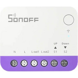 Smart διακόπτης Sonoff (MINI-RBS) για μηχανισμό Kουρτινών - WiFi - White MINI-RBS