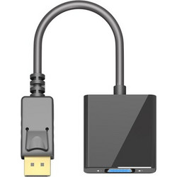 GOOBAY GOOBAY καλώδιο DisplayPort σε VGA 60606, 1080p, 0.15m, μαύρο