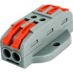 Powertech POWERTECH κλέμα σύνδεσης καλωδίων TOOL-0105, 2pin, 10τμχ