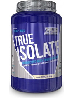 True Nutrition True Isolate Cookies & Cream Πρωτεΐνη Ορού Γάλακτος Γράμμωσης Χωρίς Λακτόζη 908gr