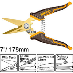 Ingco Ψαλίδι Πολλαπλών Χρήσεων 178mm HES0187