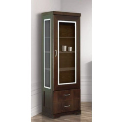 Βιτρίνα Σαλονιού 118 σε Ξύλο Οξιάς (Π90xΒ40xΥ190)cm
