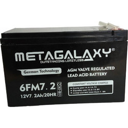 ΜΠΑΤΑΡΙΑ ΜΟΛΥΒΔΟΥ ΚΛEIΣΤΟΥ ΤΥΠΟΥ UPS 12V 7.2 AH METAGALAXY