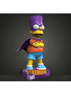 Φιγούρα Bart Simpson Batman 3D 3D εκτυπωμένη