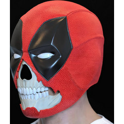Φιγούρα Cosplay Deadpool 3 Skull Helmet Movie Version 3D εκτυπωμένη