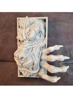 Φιγούρα Book Nook Collection Werewolf Digital Sculpture 3D εκτυπωμένη