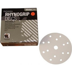 INDASA Δίσκος Velcro 150mm 6+15 Οπών P220 - Δίσκος Λείανσης Rhynogrip White Line