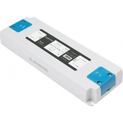 GLOBOSTAR PLUX GLB-107-0014 Τροφοδοτικό/Μετασχηματιστής Class II SELV 60W 2.5A AC 220-240V σε DC 24V IP20 - Λευκό Ματ - Μ18.5 x Π6.4 x Υ2.2cm
