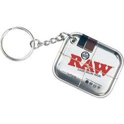 RAW Steel Miniature Rolling Tray Key Chain