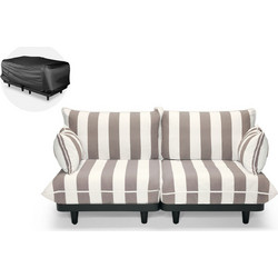 Fatboy Paletti - Καναπές Διθέσιος Από Ύφασμα Olefin 190x100x90 I Stripe Cacao