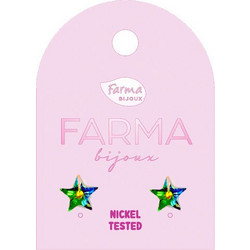Farma Bijoux 8058056819116 Γυναικεία Σκουλαρίκια Καρφωτά Ορείχαλκος
