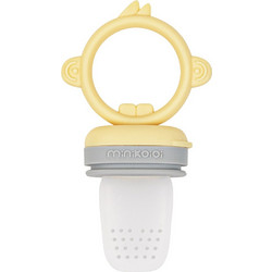 Minikoioi Food Feeder Σιλικόνης Grey Yellow