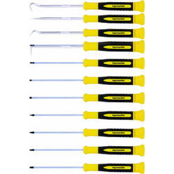 TOP MASTER Κατσαβίδια CR-V σετ 12τεμ 220103