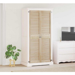 vidaXL Πόρτα Ντουλάπας με πόρτα 2 τεμ. Φυσικό 170 x 39,5 εκ