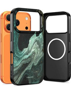 Tech-Protect(R) Lamano MagSafe Θήκη για iPhone 17 Pro/18 Pro- Verde Aura