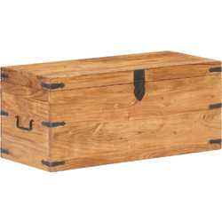 vidaXL Μπαούλο 90x40x40cm από Μασίφ Ξύλο Ακακίας 1 τεμ