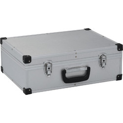 vidaXL Βαλίτσα Εργαλείων Ασημί 46 x 33 x 16 εκ. Αλουμινίου