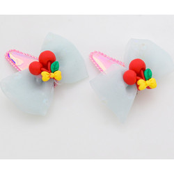 Tulle & Fruit Hair Clips: Η Πιο Fancy Συλλογή για Κορίτσια-Πράσινο Πράσινο Novita