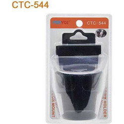 Ποτηροθήκη Αυτοκινήτου CTC-544 για Πόρτα, 1 Θέση, Μαύρη