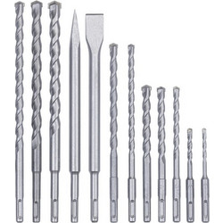 Einhell SDS Plus Chisel and Drill Bit Set, 12 Pieces (Carrying Case)