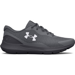 Under Armour BGS Surge 3 Παιδικά Αθλητικά Παπούτσια για Τρέξιμο Ανθρακί 3024989-103