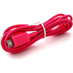 CONNECT IT CI-574 MICRO USB TO USB CABLE COULOR LINE 1M PINK