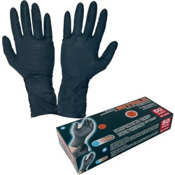 ΓΑΝΤΙΑ ΝΙΤΡΙΛΙΟΥ 50 ΤΕΜ PG ΓΕΝΙΚΗΣ ΧΡΗΣΗΣ NO LATEX MEDIUM ΜΑΥΡΑ