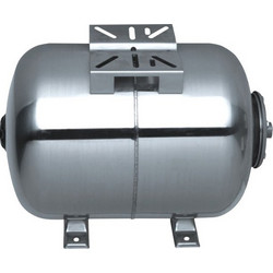 KRAFT: ΔΟΧΕΙΟ ΟΡΙΖΟΝΤΙΟ 50L INOX - 8 BAR - 1''
