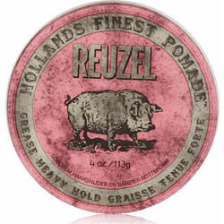 Reuzel Pink Pomade Μαλλιών με Χρώμα Πολύ Δυνατό Κράτημα Κράτημα 113gr