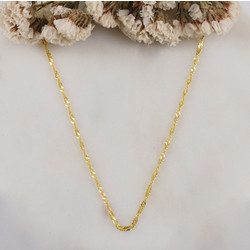Κολιέ Ασημένιο 132SDE2897 60cm Gold Heliophilia Silver