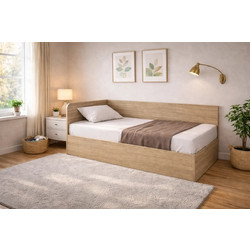 Genomax Olivia Κρεβάτι Μονό Καναπές Σονόμα 204x100x94cm 333654