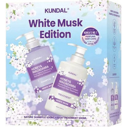 Kundal Honey & Macadamia White Musk Edition Set Shampoo 500ml/Treatment 500ml