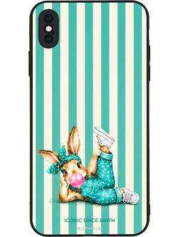 Sonique Stripe Stories Series Θήκη Iconic Λαγουδάκι (iPhone XS Max)