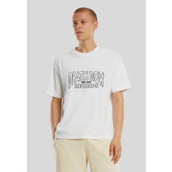 Deathrow Records Logo Loose Tee white