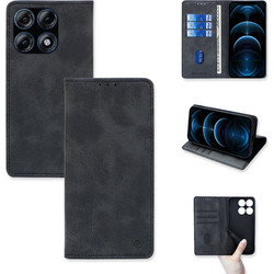 Sonique Vintage Magnet Θήκη Πορτοφόλι Μαύρο (Motorola Edge 70 Pro 5G)