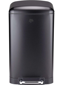 Καλαθάκι Μπάνιου Dirt Devil Ανοξείδωτο Soft Close 20lt Black 871125249505
