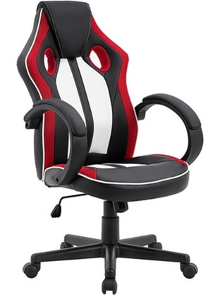 Zita Plus A3950 Καρέκλα Gaming Δερματίνης Μαύρη Κόκκινη 01.0281