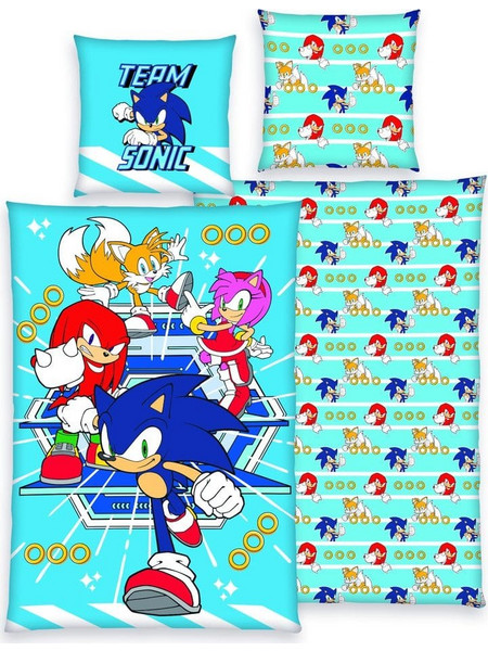 Herding Team Sonic Σετ Παιδική Παπλωματοθήκη 135x200
